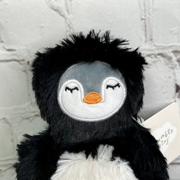 Slumberkins Penguin Mini Plush Stuffed Animal Black White NWT Ltd Edition 6 in - Picture 2 of 8